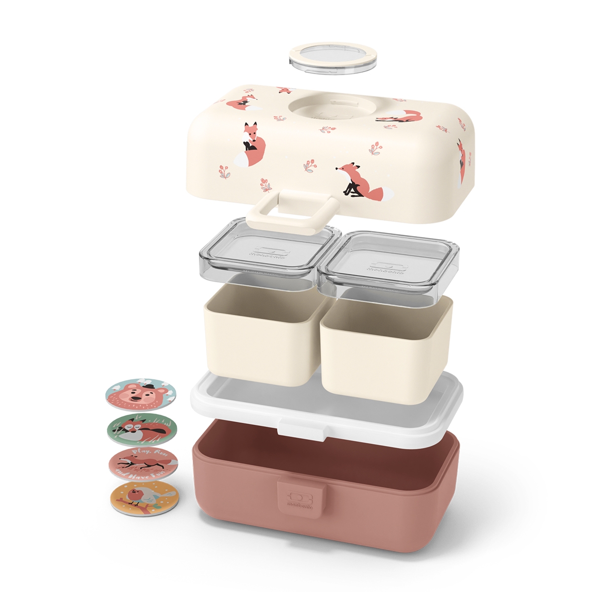 Lunchbox dziecięcy Monbento MB Trésor 0,5 l z pojemniczkami 0,15 l