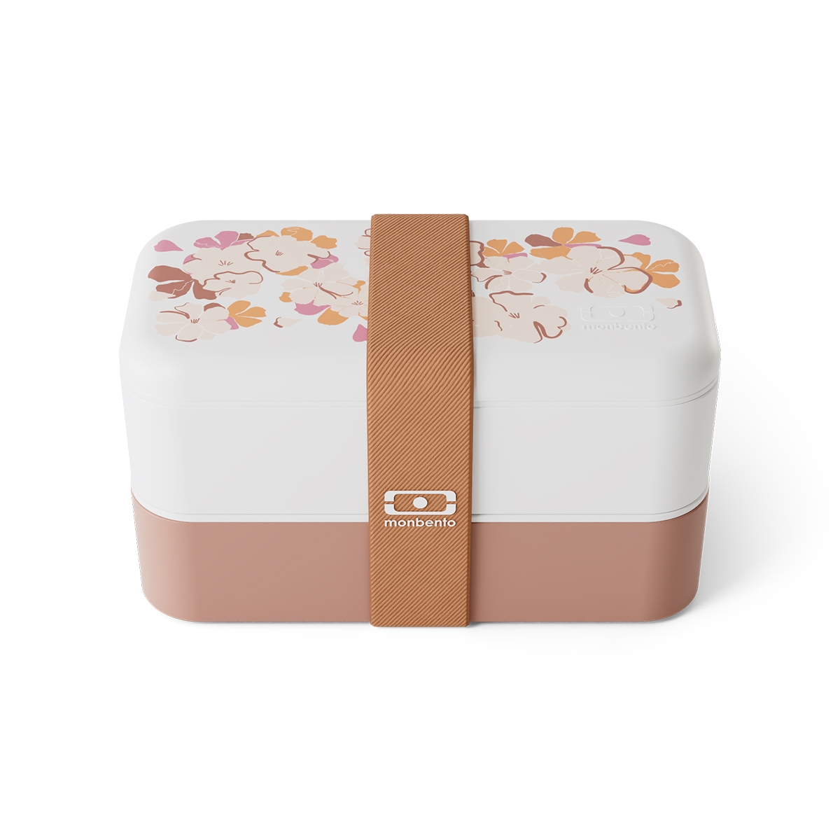 Dwupoziomowy lunchbox Monbento 1L z opaską stabilizującą