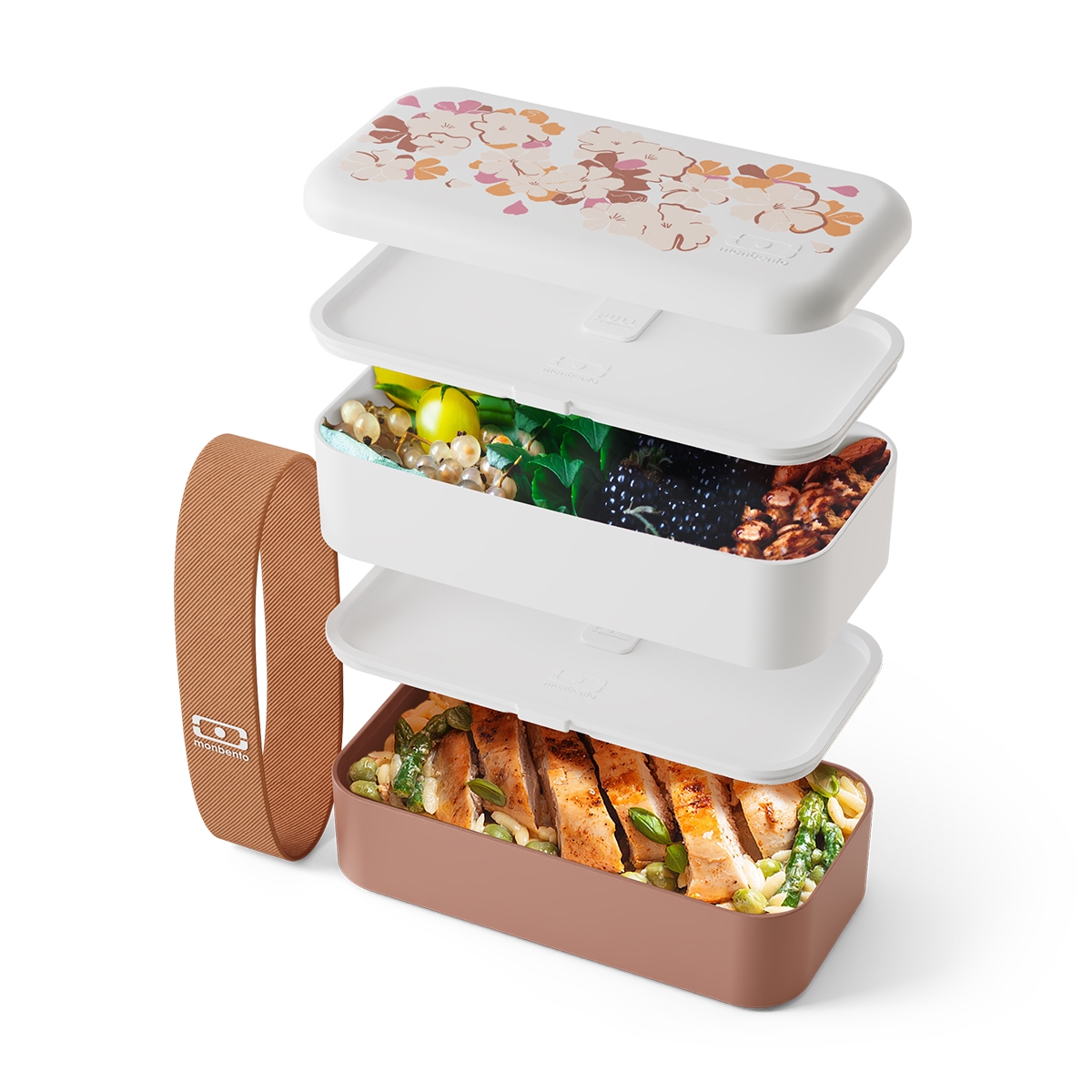 Bento box Monbento – dwa poziomy po 500 ml z uszczelkami