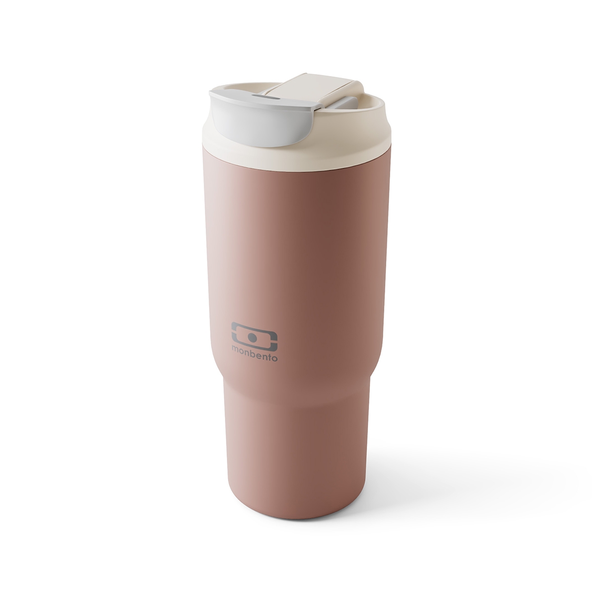 Monbento Travel Mug 0,6 l różowy – zamknięta pokrywka