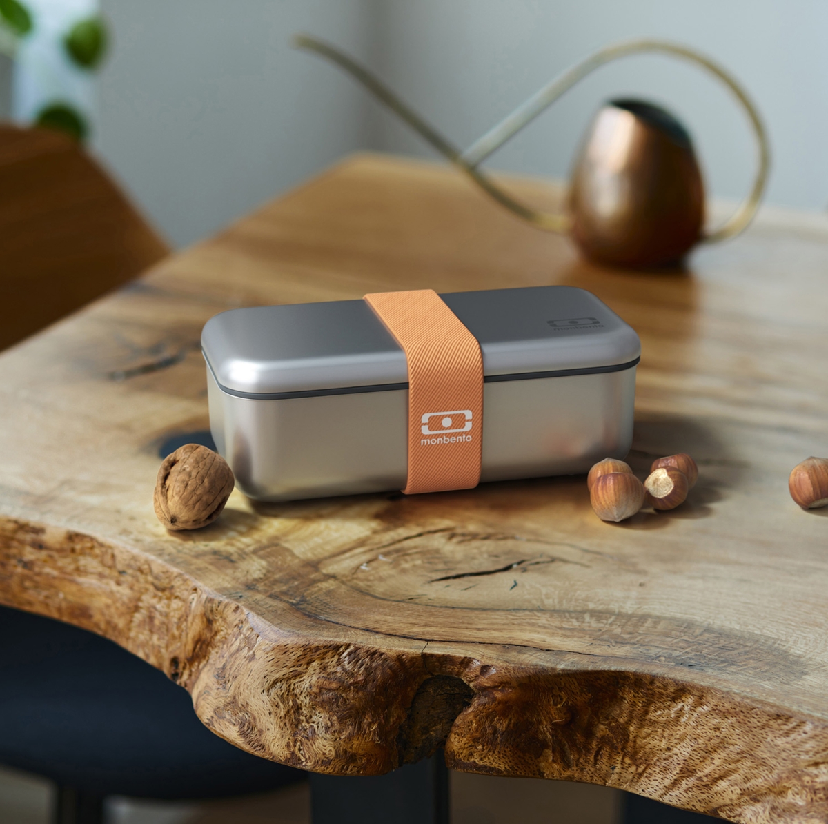 lunchbox stalowy z gumką Canyon – Monbento Sense 0,7 l