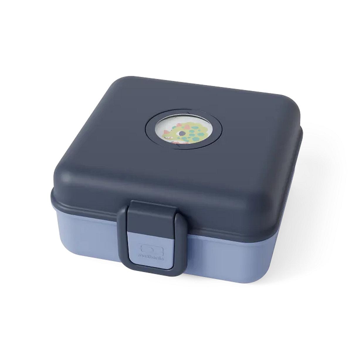 Dziecięcy lunchbox Monbento Snacky – kolorowe żetony do personalizacji