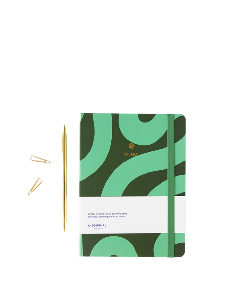 notes do notatek i list zakupów, zielona okładka – BakeShop.pl