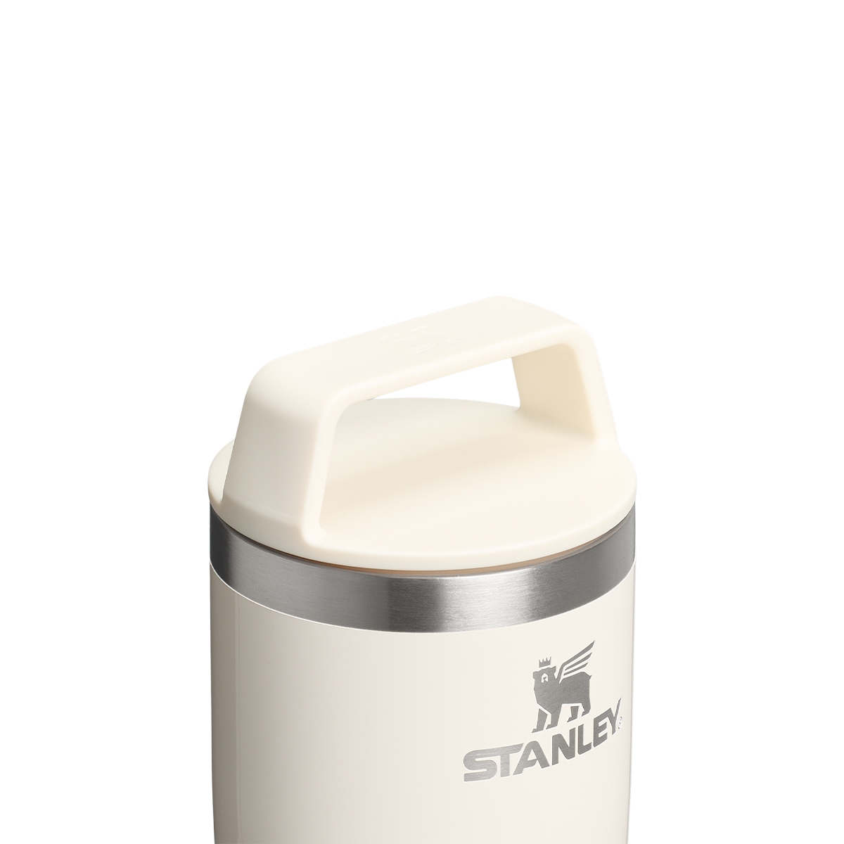 Stanley Café-To-Go 0,47 l Cream Gloss – stal nierdzewna z recyklingu, BPA-free, pokrywka z uchwytem