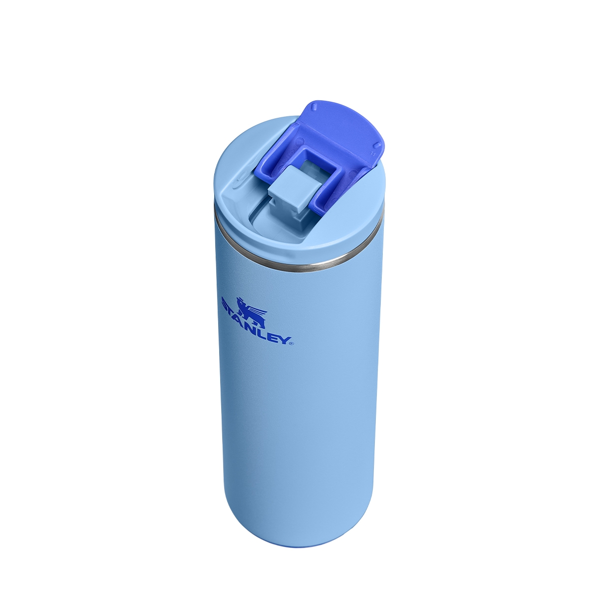 Stanley Aerolight Flip Top 0.47 l Blue Sky, szczelne zamknięcie Flip Top, widok z góry