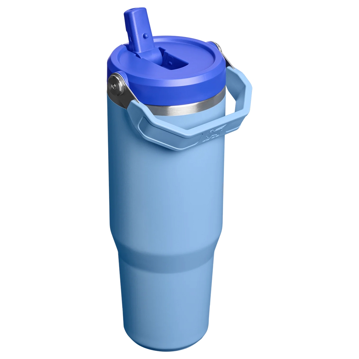 Kubek ze stali nierdzewnej, wyposażony w podwójne ścianki z izolacją próżniową, szczelna pokrywka Flip Straw, wbudowana słomka, duża pojemność