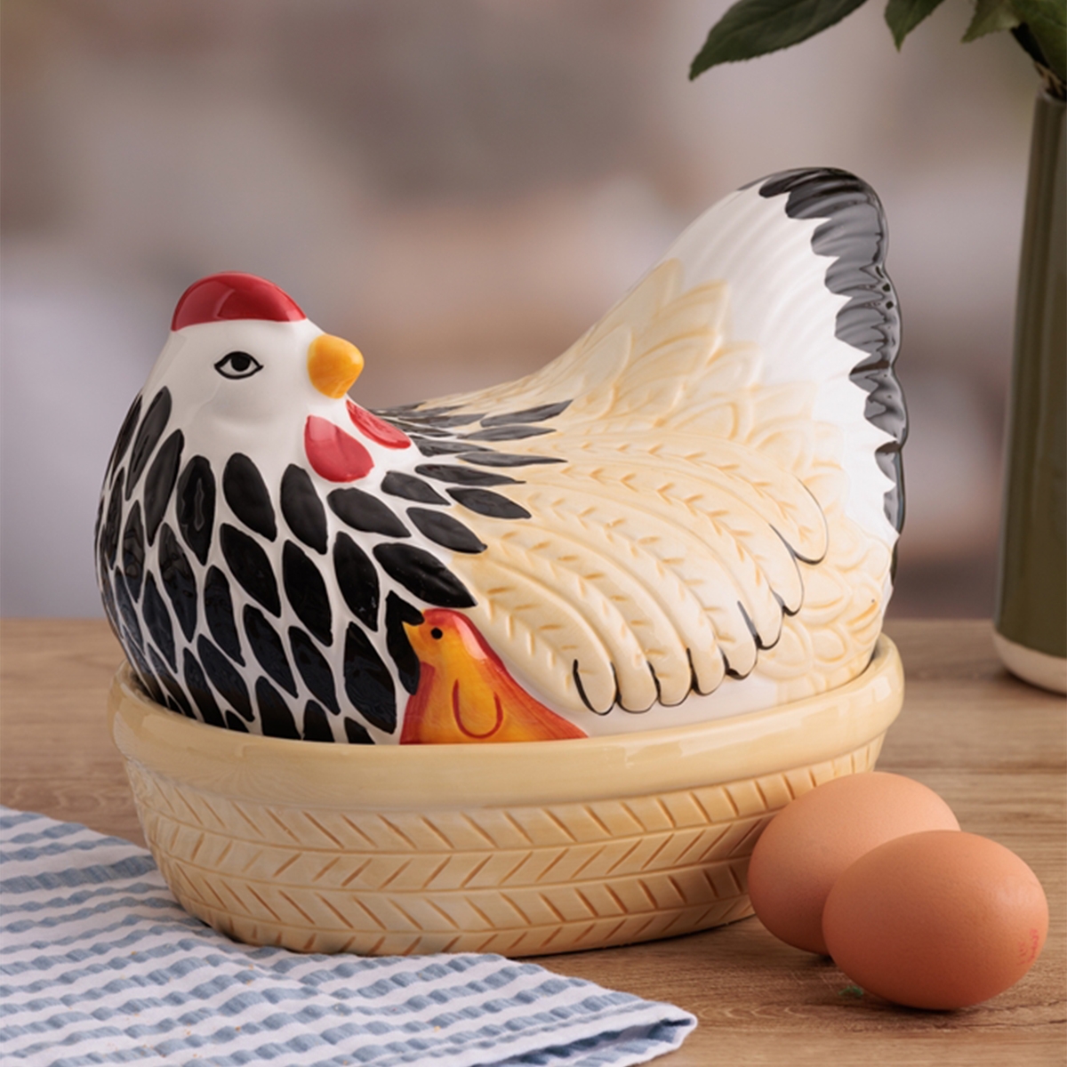 Pojemnik na jajka Mason Cash Mother Hen Nest 21 × 18 × 16,5 cm