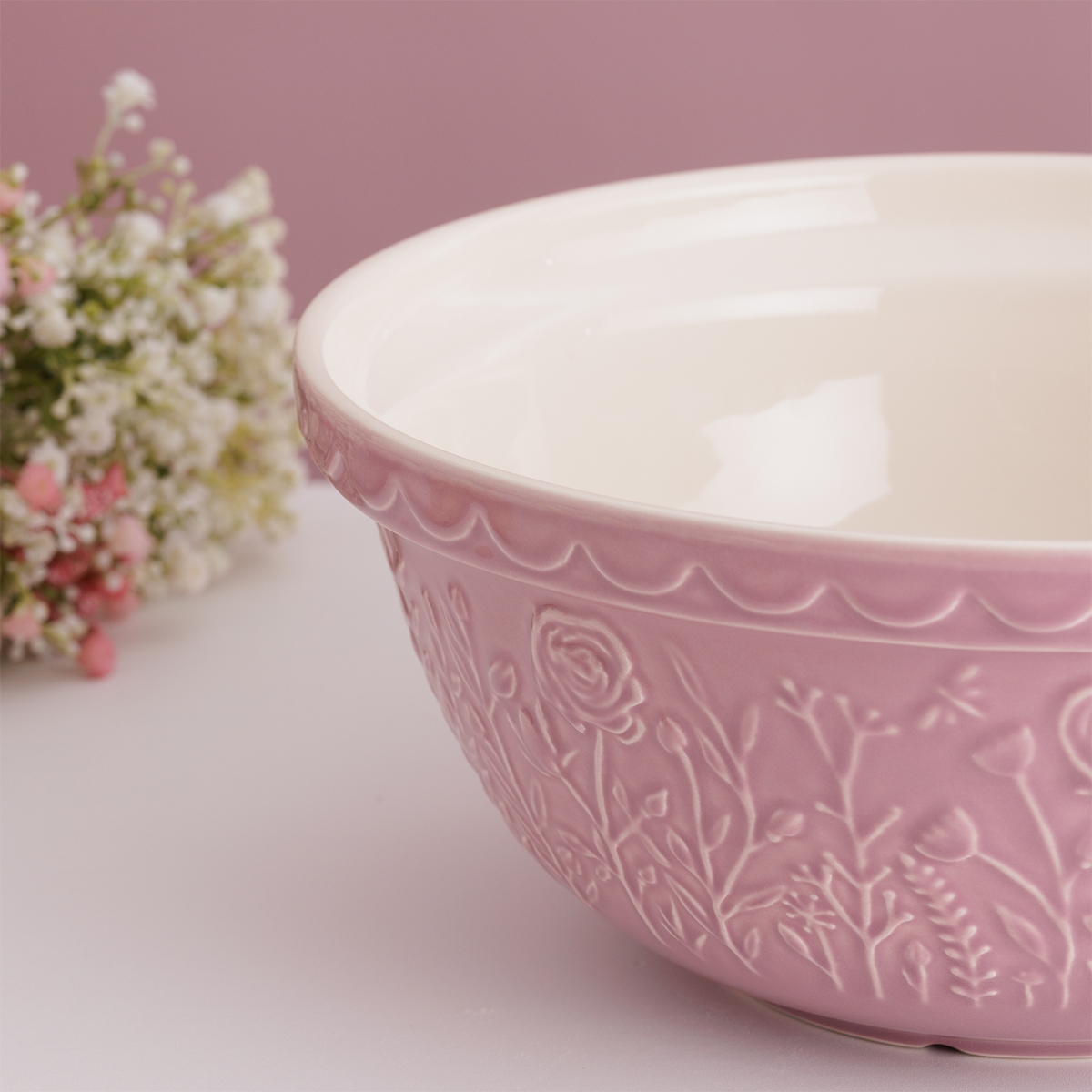Miska ceramiczna do ciasta Mason Cash 4 l z wewnętrznym szkliwieniem, idealna na ciasto naleśnikowe, gofry, muffiny, biszkopt