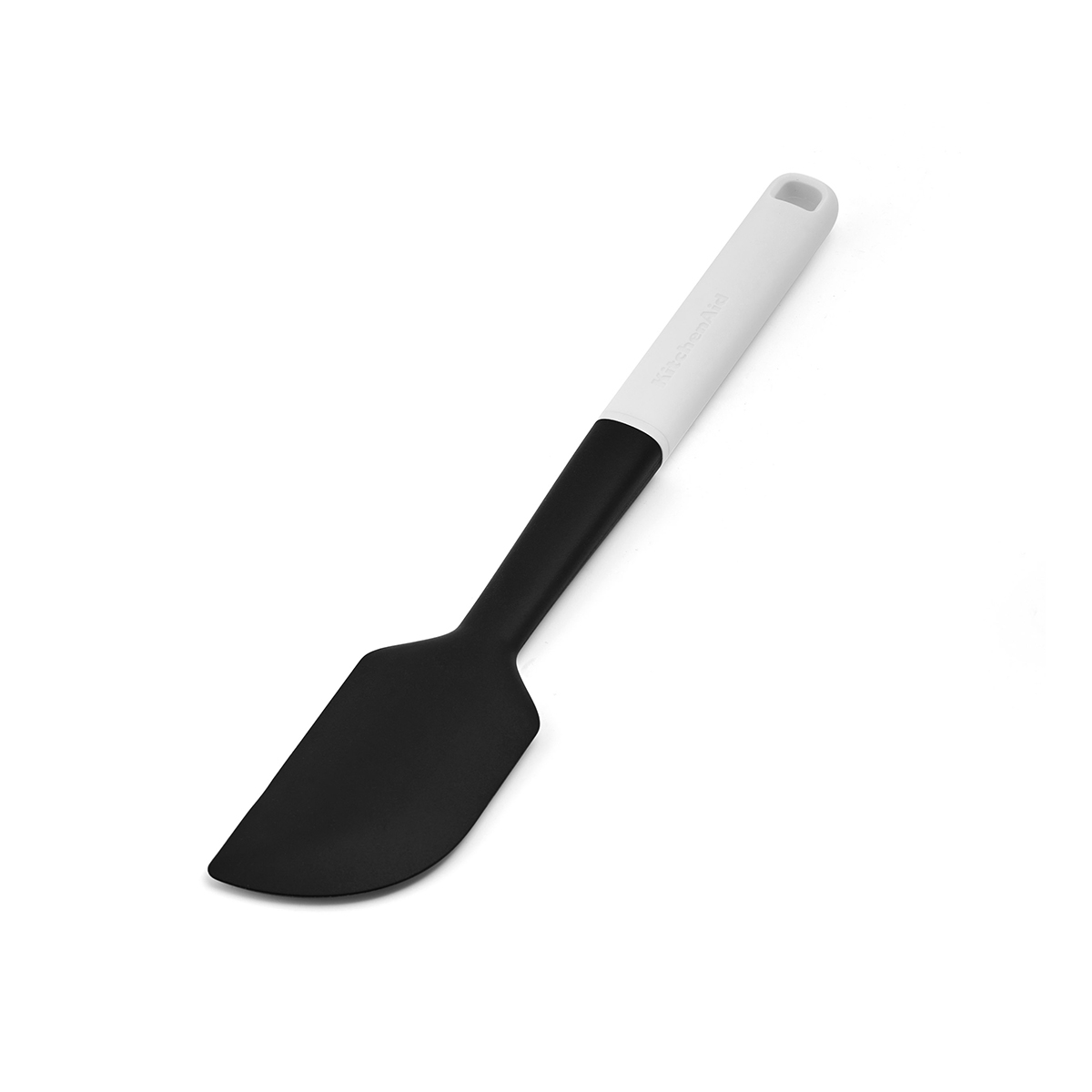 KitchenAid szpatułka silikonowa Porcelain White to elegancki wygląd, wygodna ergonomiczna rękojeść, silikonowa końcówka, nieprzywierająca powłoka