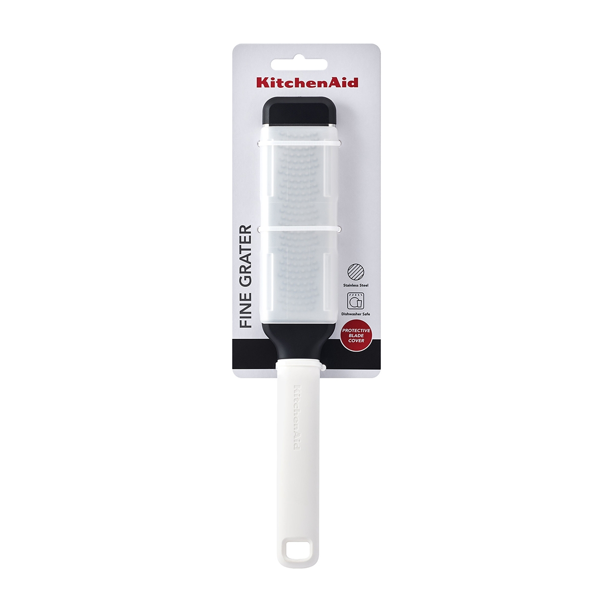 KitchenAid fine grater Porcelain White – ergonomiczna rączka, do zmywarki