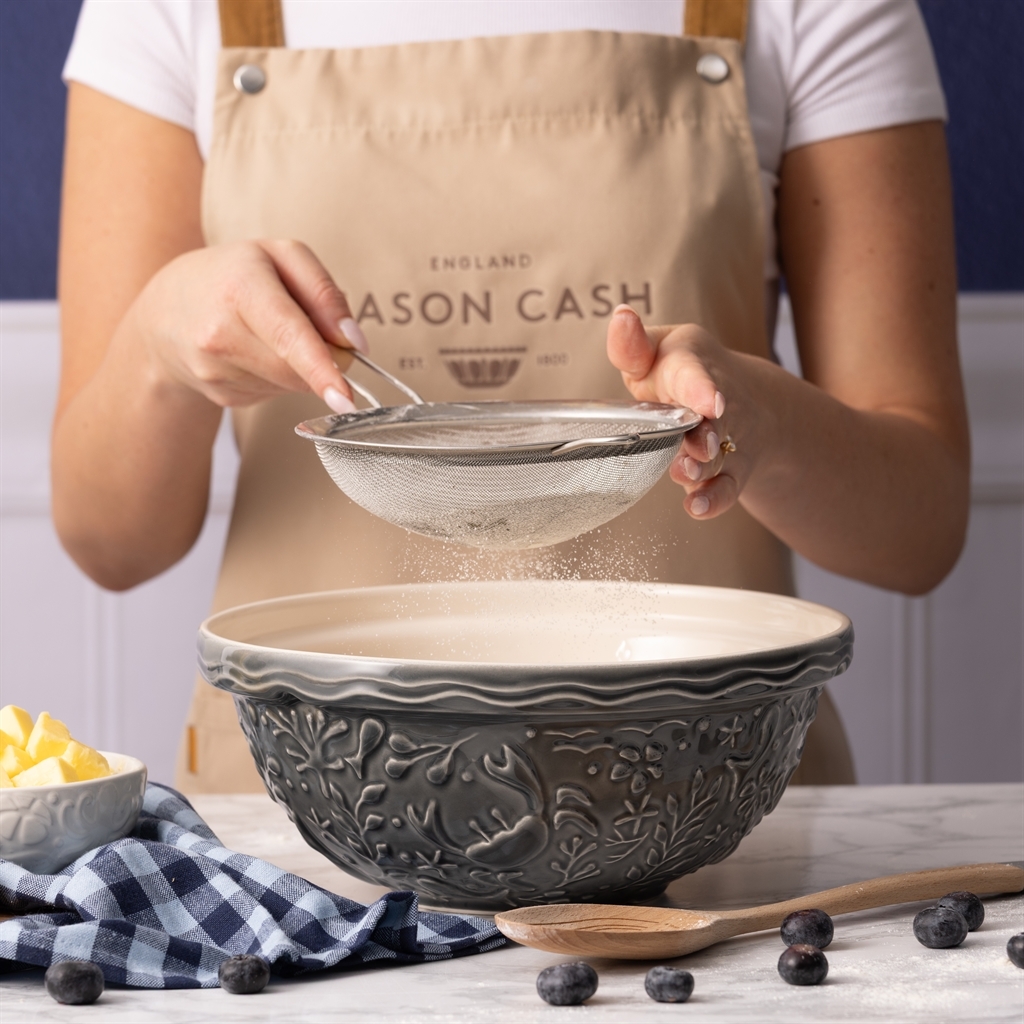 Miska ceramiczna do ciasta Mason Cash 2,7 l z wewnętrznym szkliwieniem, idealna na ciasto naleśnikowe, gofry, muffiny, biszkopt