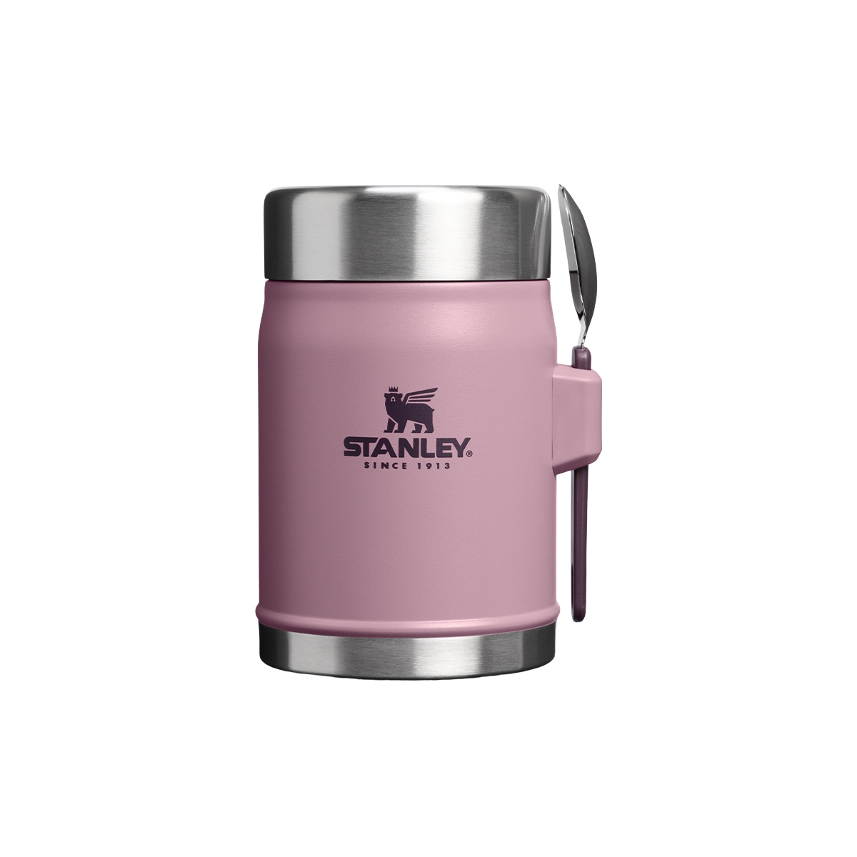 Stanley termos obiadowy ze sztućcem Classic Legendary 0.4L Purple Smoke 10-11353-0107