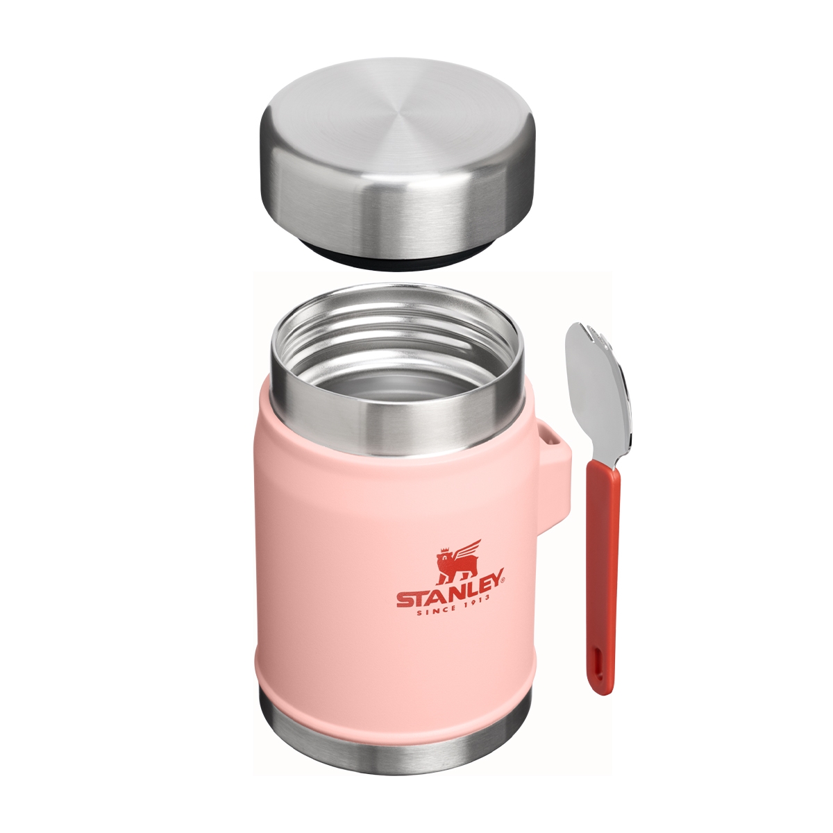 Stanley Classic Legendary 0.4L Peach Rose – stal nierdzewna, podwójna izolacja próżniowa, szczelny
