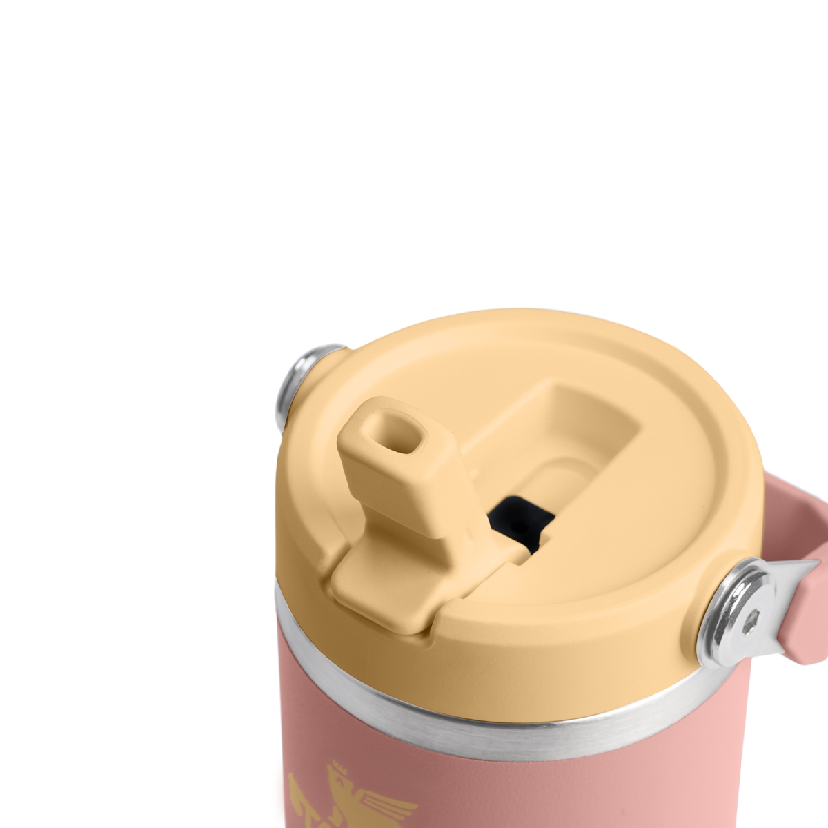 Stanley IceFlow™ Flip Straw 0.41L Peach Rose – kubek termiczny, 10-12045-0129 - system Flip Straw