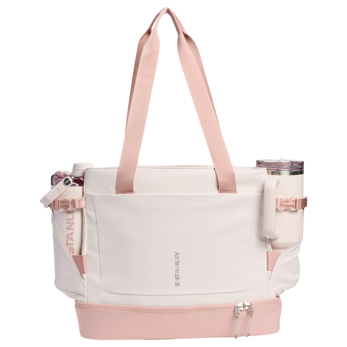 Stanley The Vitalize™ Macro Method Tote 26.1L Rose Quartz - funkcjonalne kieszenie, wygodne uchwyty i nowoczesny design