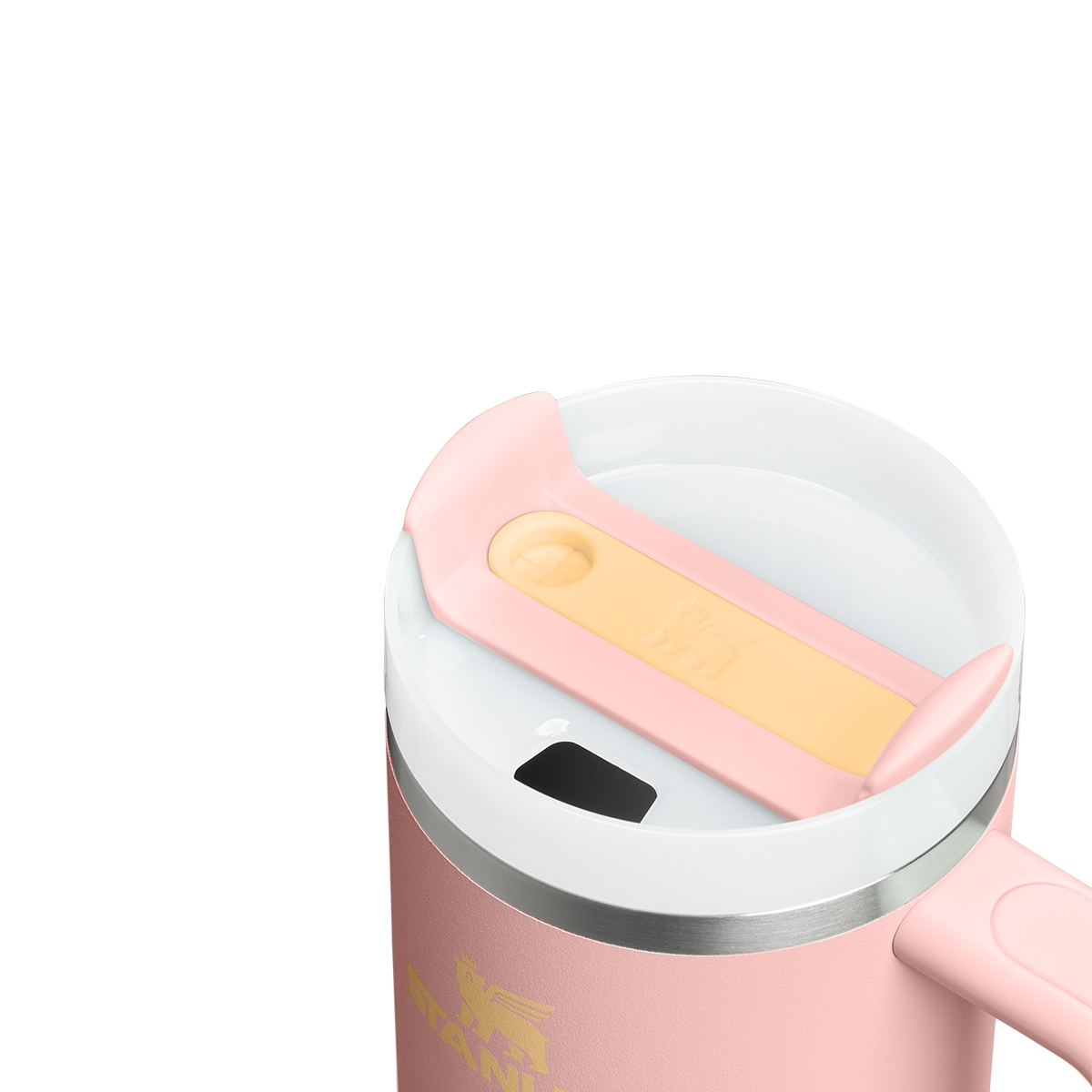 Stanley Quencher® H2.O FlowState™ 0.89 L Peach Rose - wyposażony w zakrętkę FlowState™ z obrotowym systemem zamknięcia