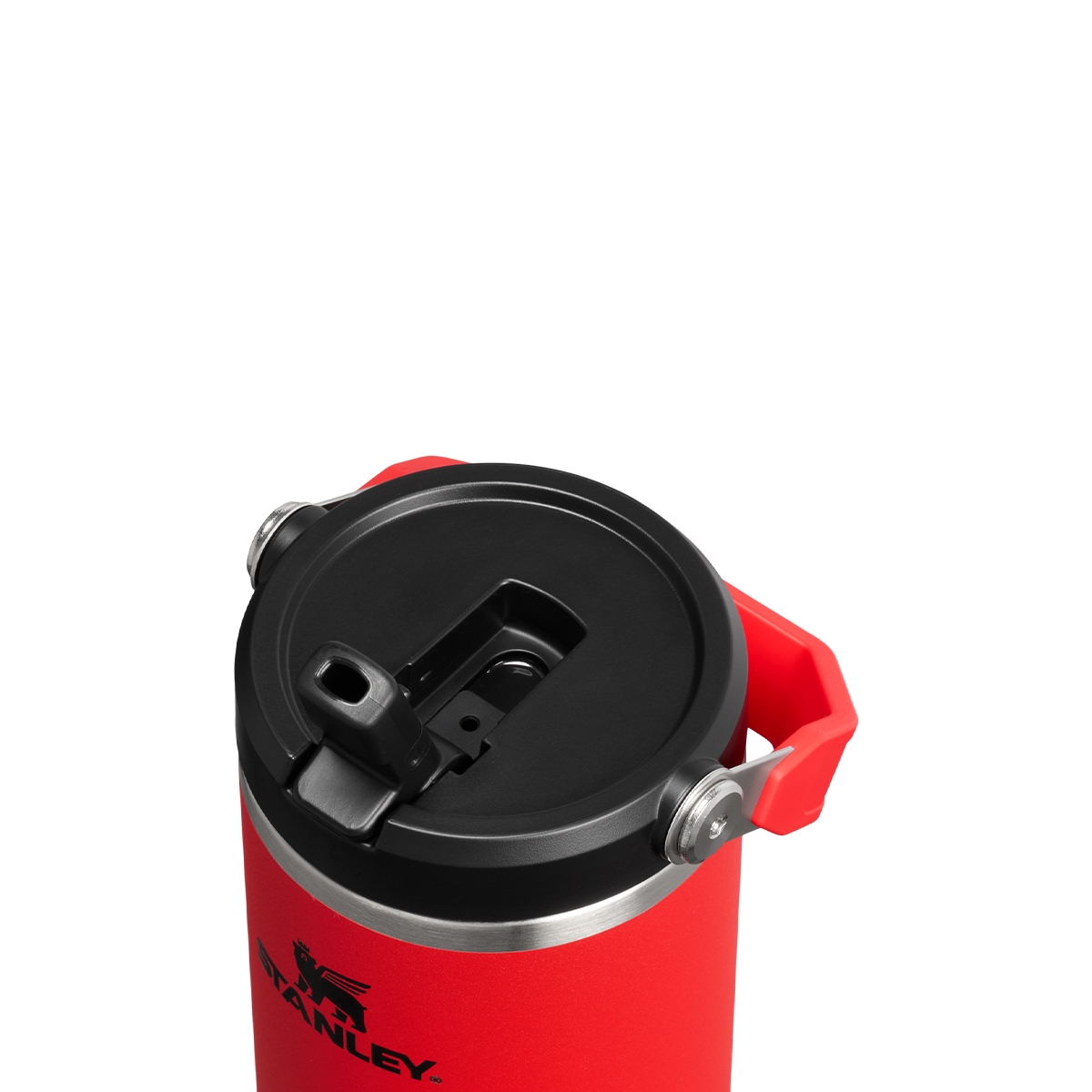 Stanley kubek IceFlow Flip Straw Chili Black 10-13425-0131 - izolacja próżniowa, stal nierdzewna