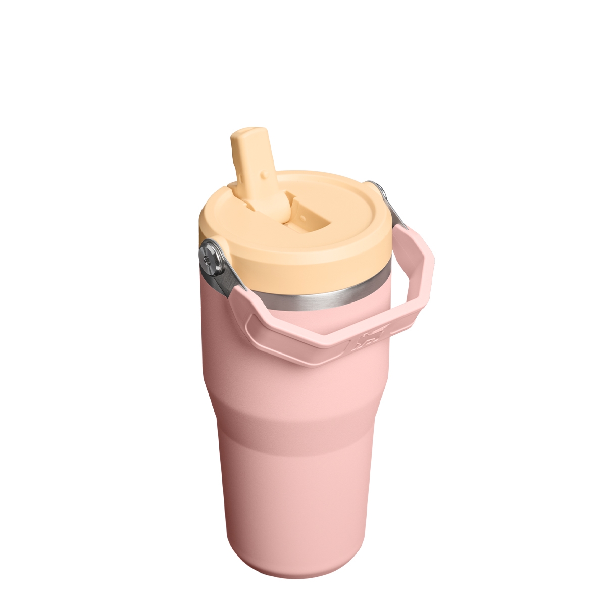 Stanley IceFlow™ Flip Straw 0.59L Peach Rose – kubek termiczny ze składaną słomką