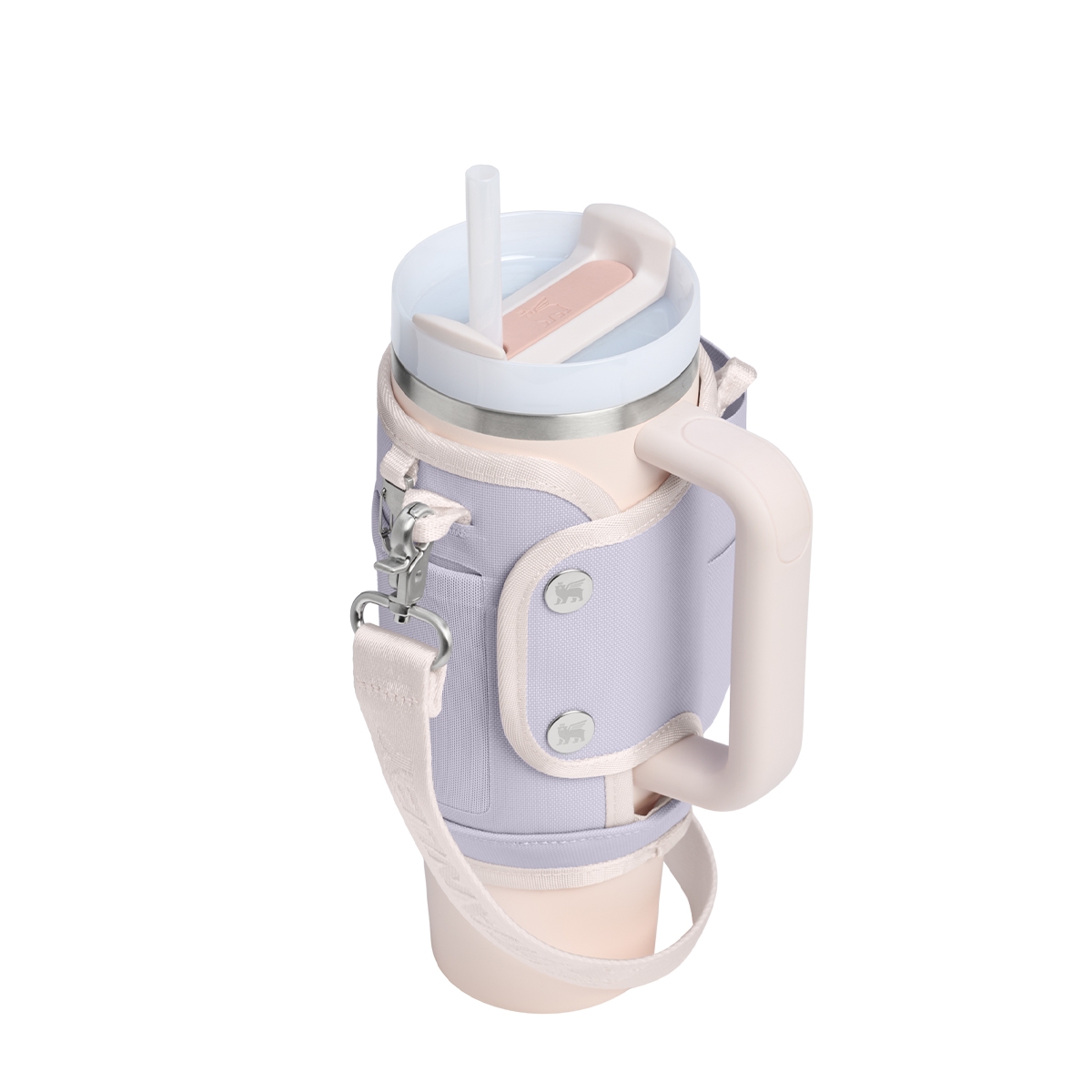 Stanley Carry-All na Quencher 0.89L Purple Dust – torba na kubek z kieszonkami i paskiem