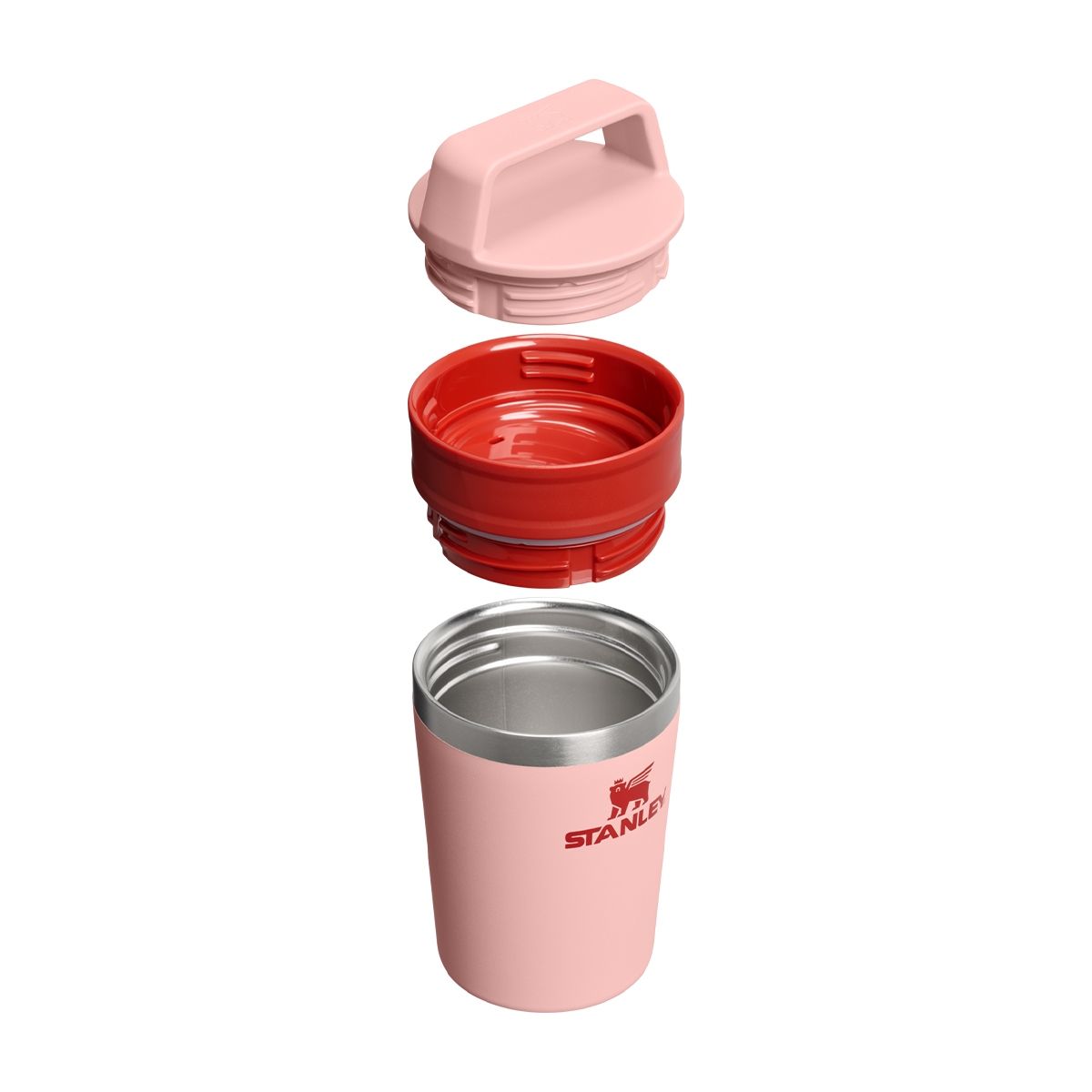 Szczelna zakrętka kubka termicznego Stanley Café-To-Go 0,23 L - Peach Rose