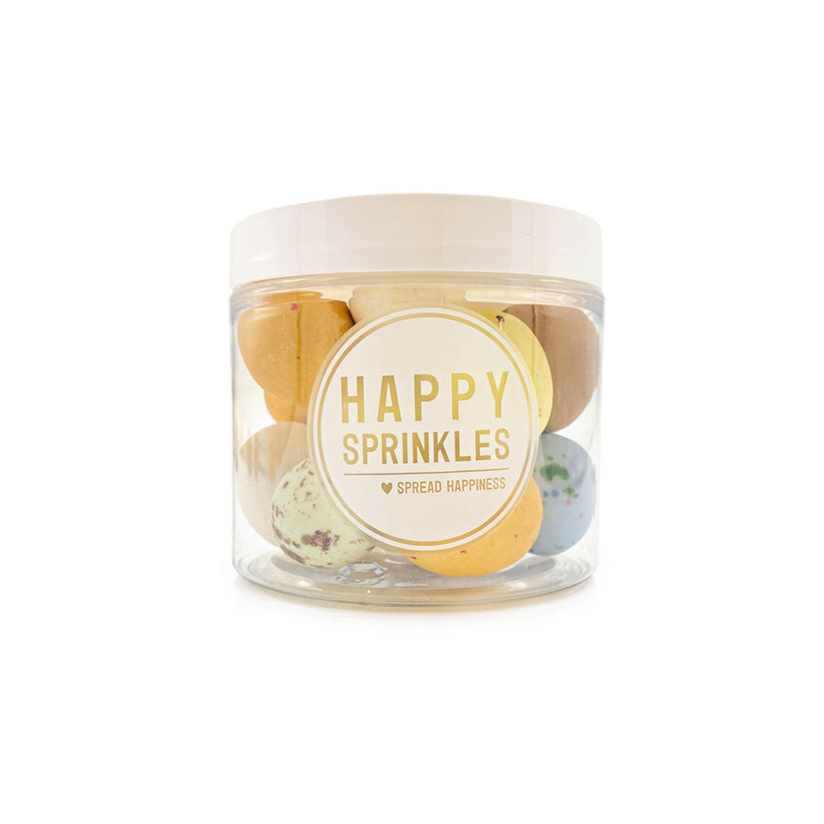 posypka happy sprinkles wielkanocne czekoladowe jajka z migdałami