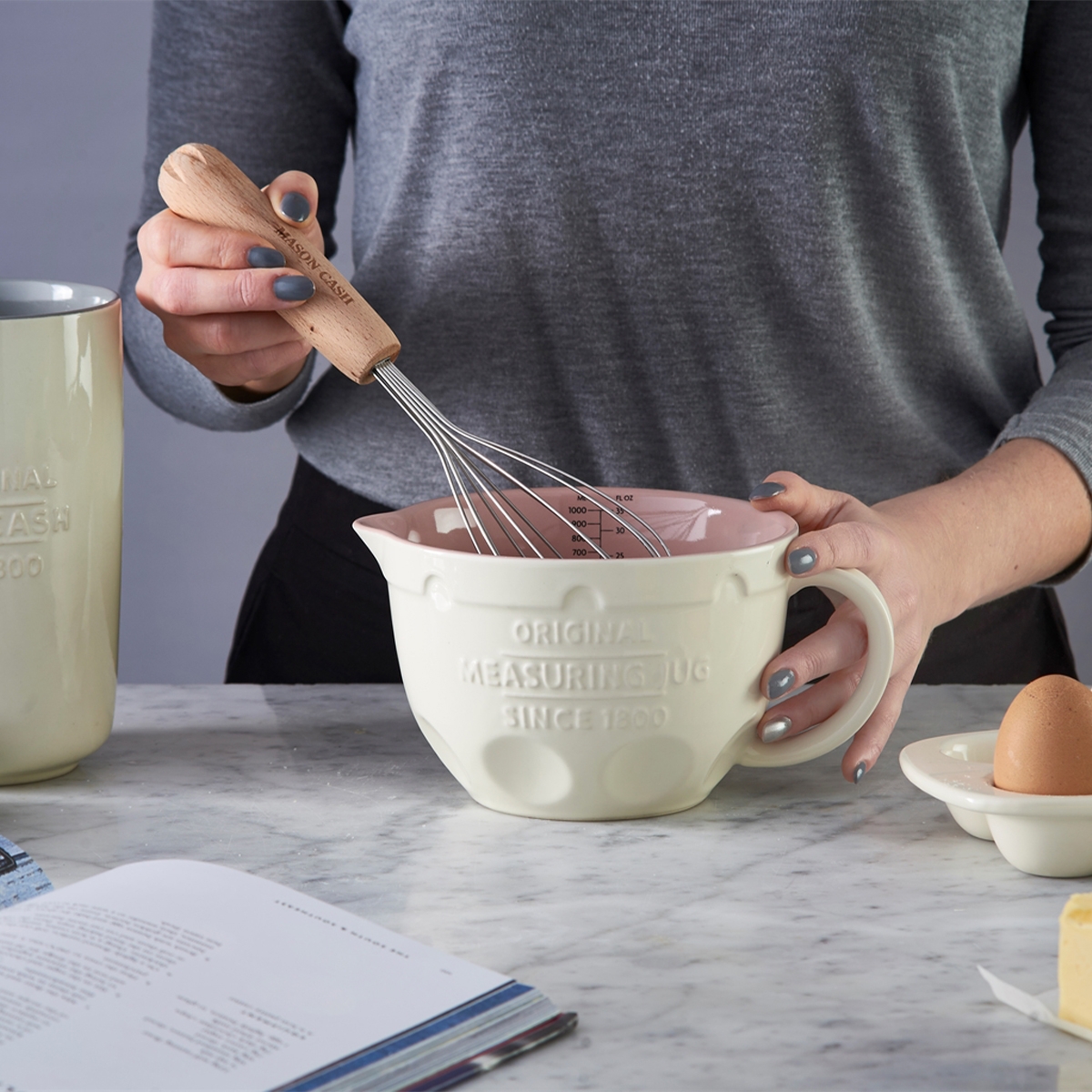 Miarka 1 L Mason Cash Innovative Kitchen – mieszanie i napowietrzanie mas na ciasta