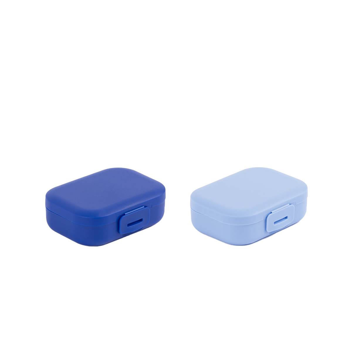 Pojemnik na przekąskę prostokatny 2x250ml - zestaw 2 szt Sky+Cobalt / Amuse