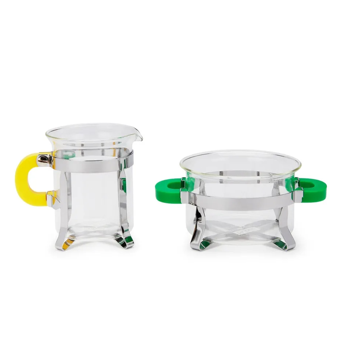 Zestaw cukiernica + mlecznik, nowoczesny designerski styl