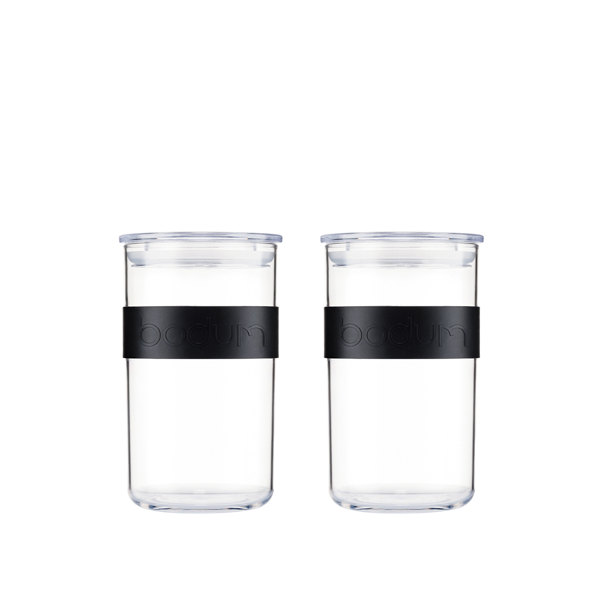 Bodum pojemniki do przechowywania Presso 1L Black 2 szt.