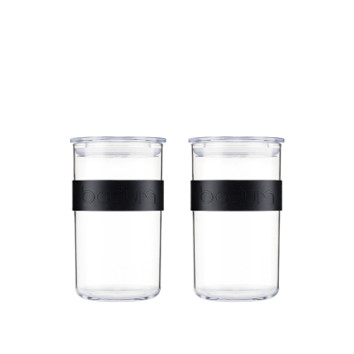 Bodum pojemniki do przechowywania Presso 1L Black 2 szt.