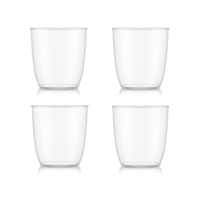 Bodum szklanki Kvadrant  200 ml 4 szt. transparentne