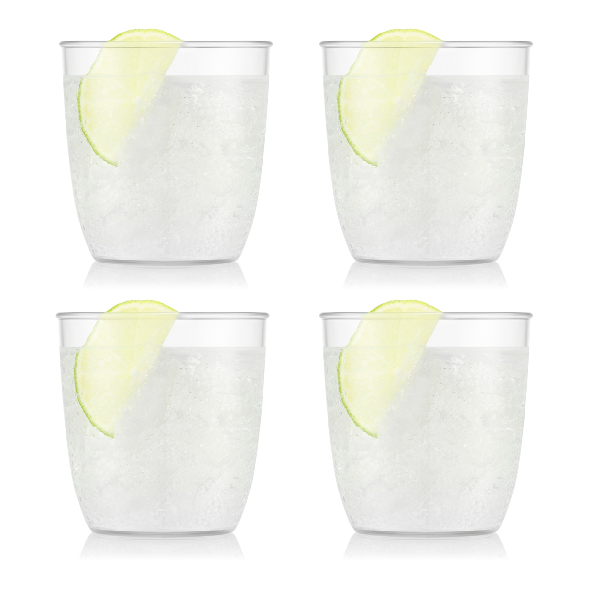 Transparentne szklanki Bodum Kvadrant z trwałego tworzywa