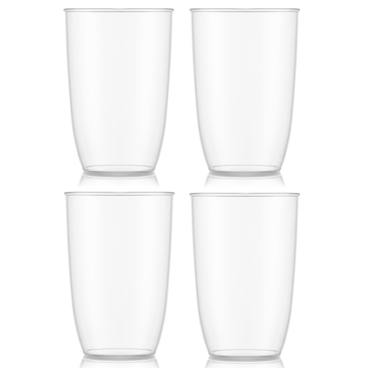 Bodum szklanki do piwa 4 szt. Kvadrant 0.5 l Transparent