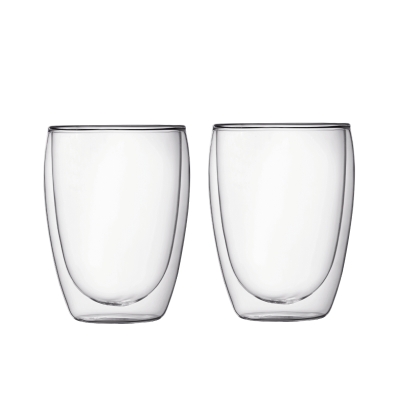 Bodum szklanki z podwójną ścianką 2 szt. Pavina 0.35 l Transparent