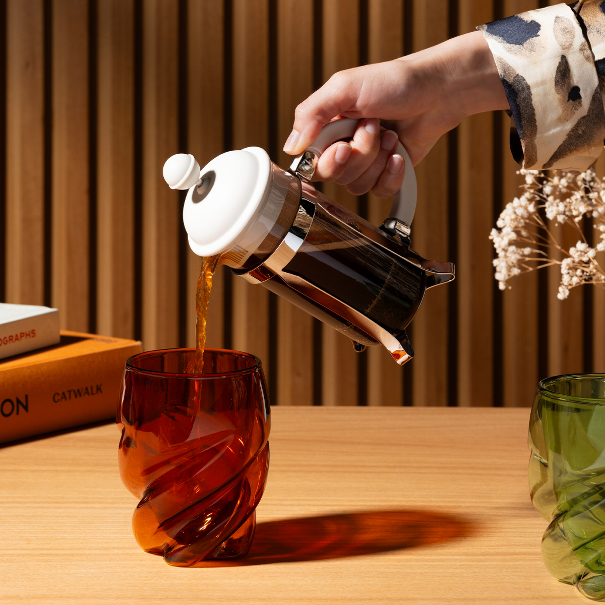 Kawiarka tłokowa Bodum Caffettiera biała