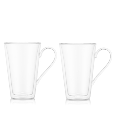 Bodum kubki z podwójną ścianką 2 szt. Canteen 0.4L Transparent