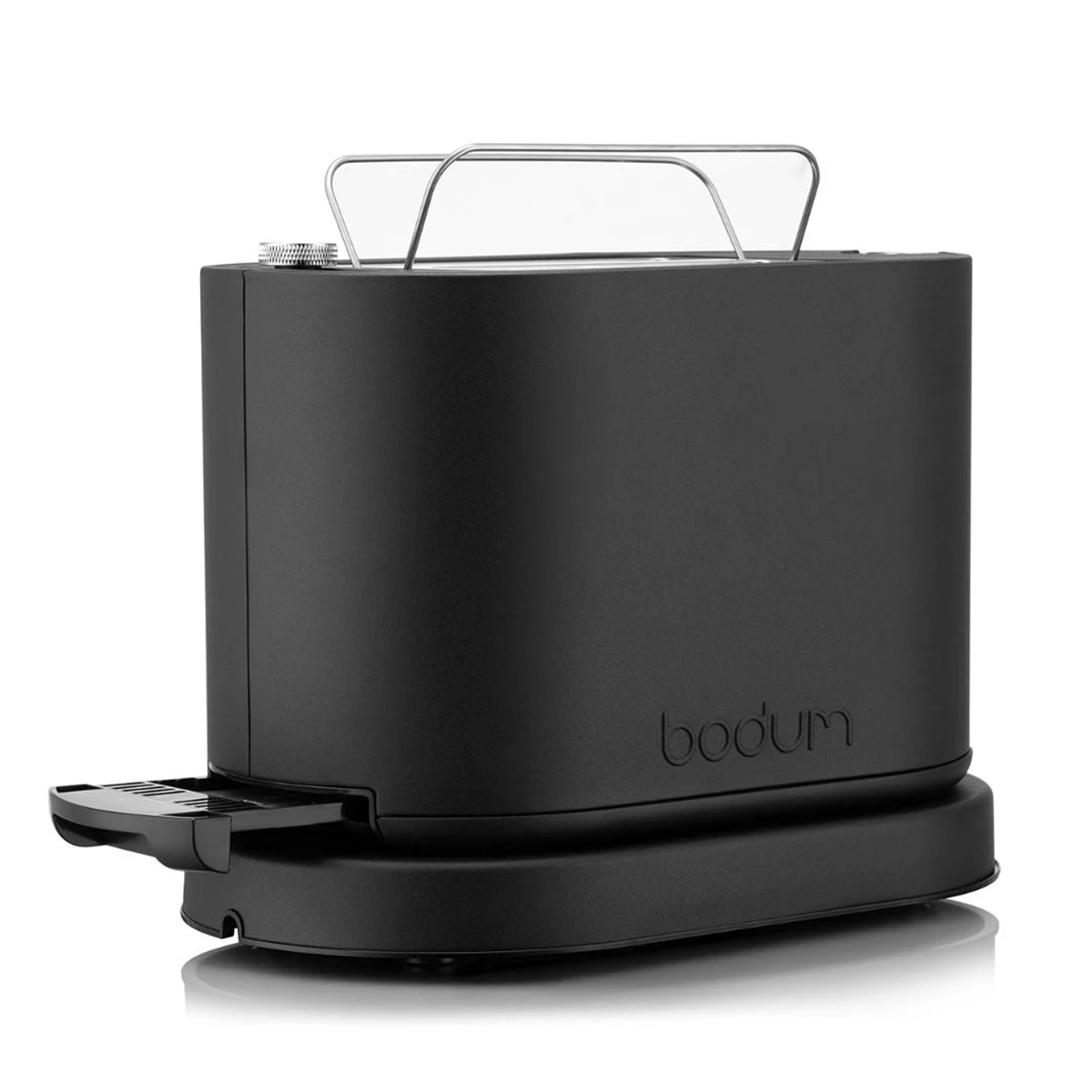 Bodum toster na dwie kromki Black - regulowane ruszty, funkcja rozmrażania, wysuwana półka