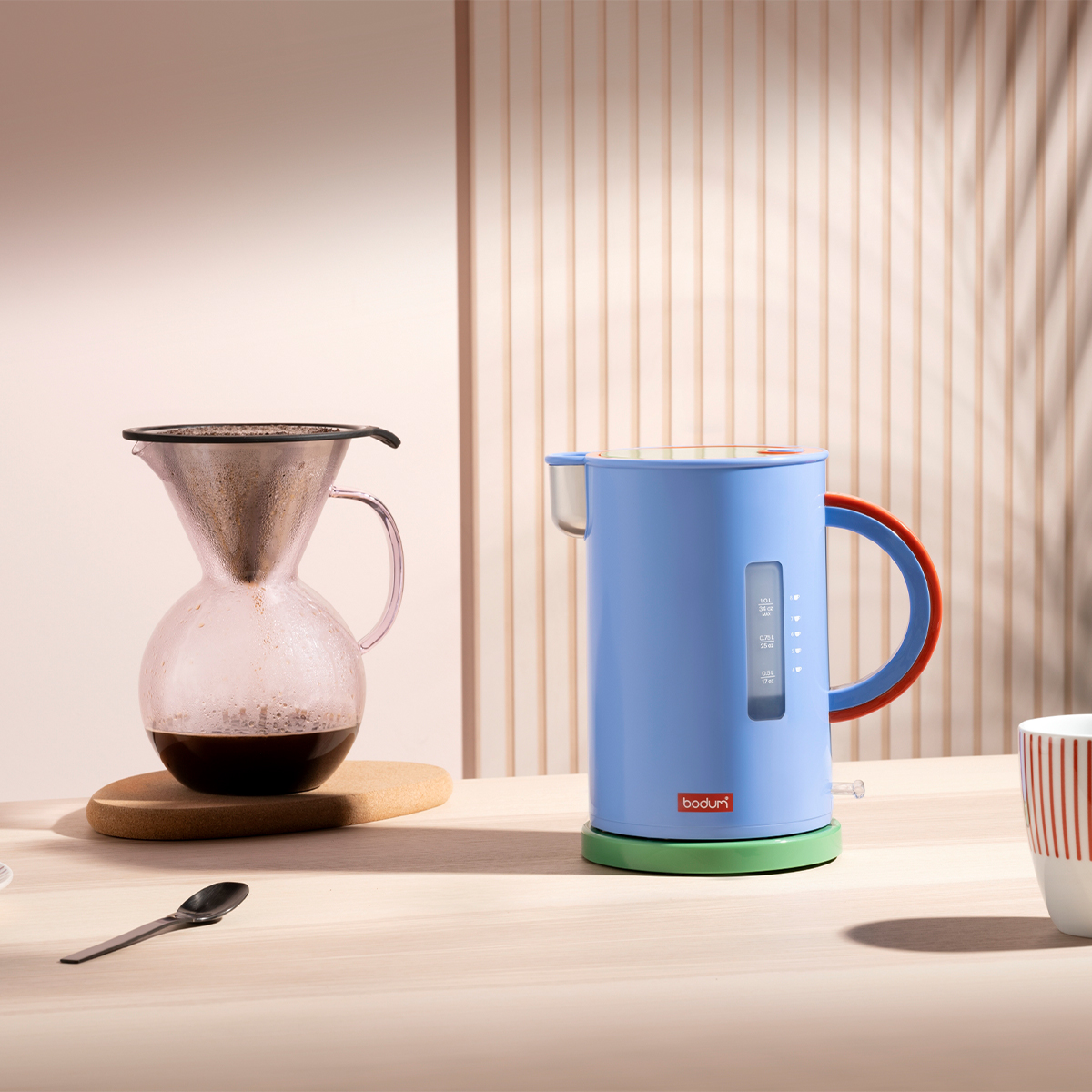 Bodum Bistro x MoMA czajnik elektryczny 1L Sky Blue