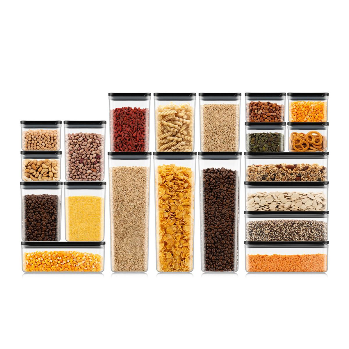 Zestaw pojemników kuchennych Bodum Canteen 20 szt. Black