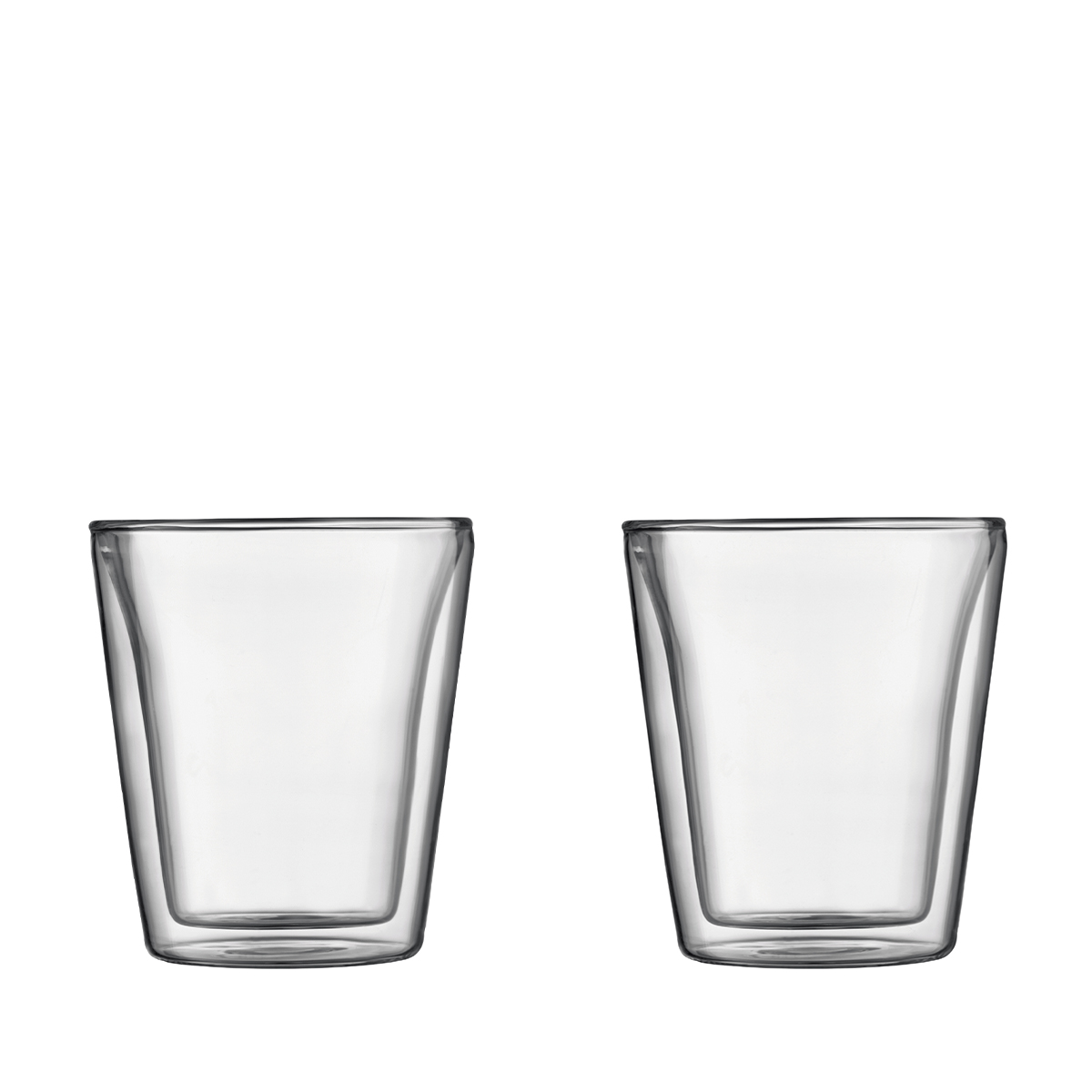 Bodum szklanki z podwójną ścianką 2 szt. Bodum Canteen 0.2 l Transparent