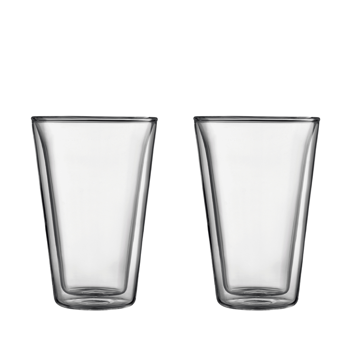 Bodum szklanki z podwójną ścianką 2 szt. Bodum Canteen 0.4 l Transparent