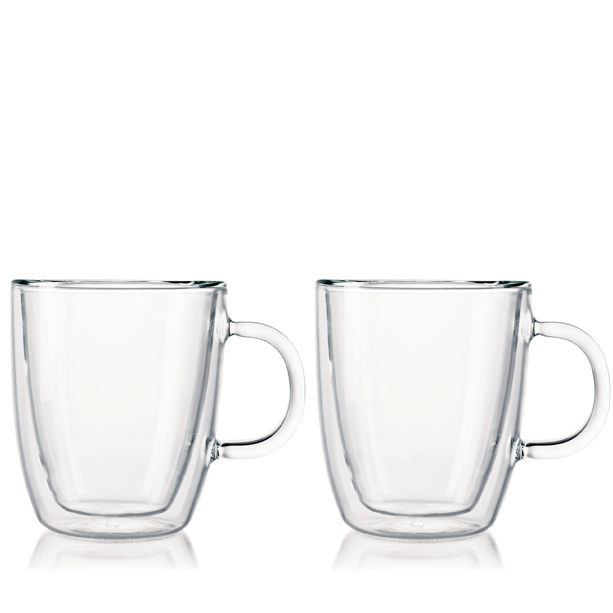 Bodum kubki z podwójną ścianką 2 szt. Bistro 0.3 l Transparent