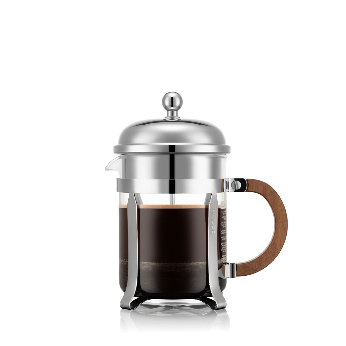 Bodum french press do kawy Chambord 0.5 l Walnut wood