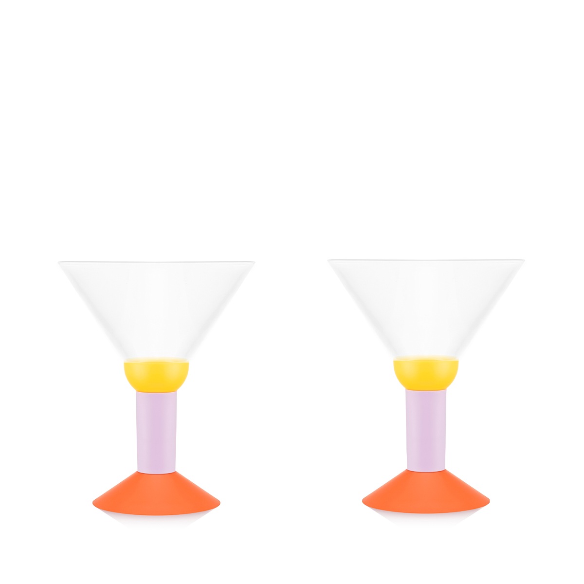 Bodum kieliszki do koktajli w zestawie 2 szt. MoMA Oktett 0.2 l multicolor