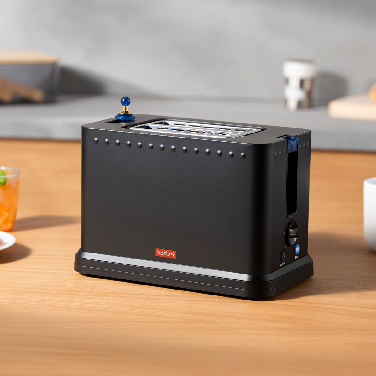 toaster na diwe kromki Ottoni Black- bodum