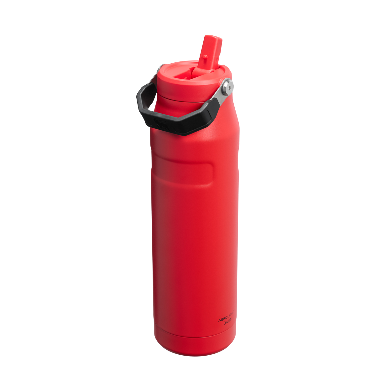 szczelna butelka na trening IceFlow™ Flip Straw Stanley 1.06L Chili Black