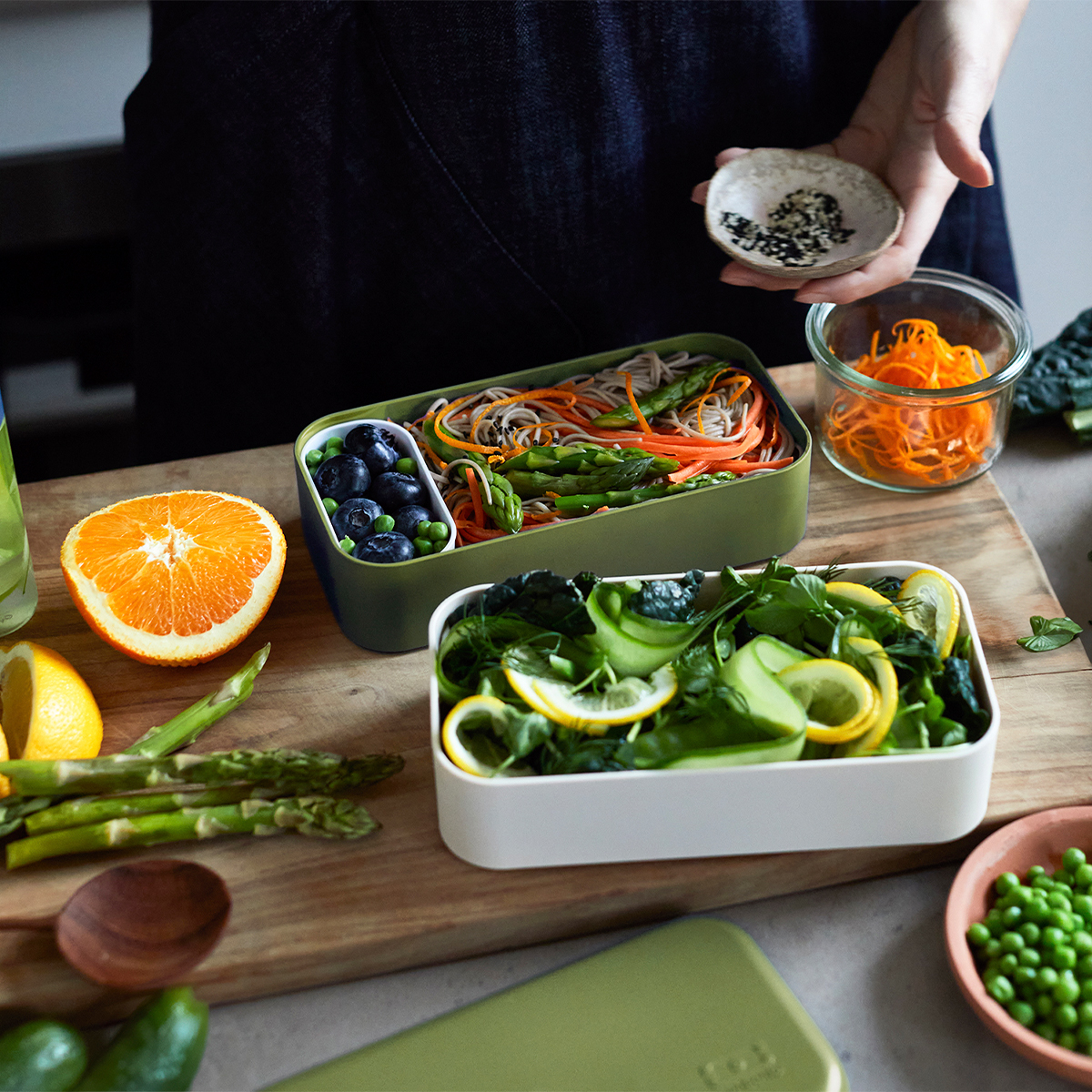 Dwukomorowy lunchbox monbento