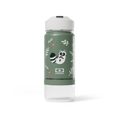 Monbento Twisty bidon termiczny dla dzieci Green Raccoon