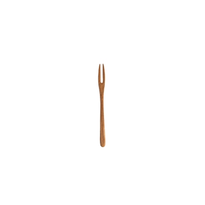 Widelczyk deserowy drewniany BAUM 140mm / KINTO