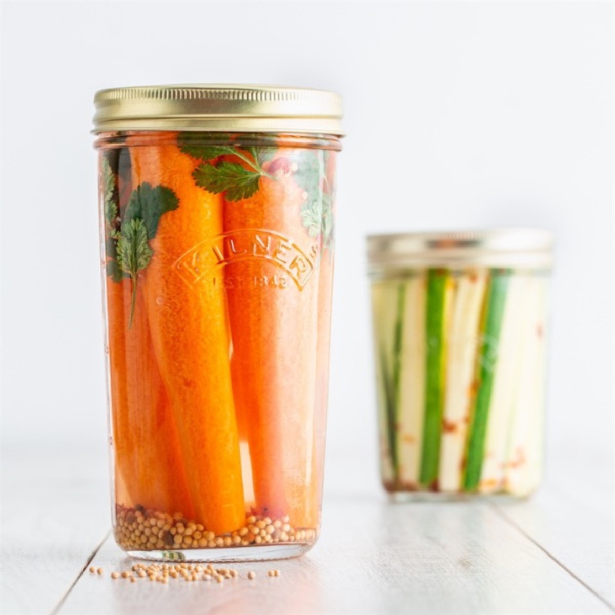 Słoik na przetwory z szerokim otworem WIDE MOUTH PRESERVE, wysoki 500ml  Kilner 0025.888